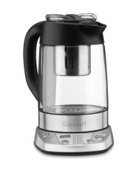 This is your cup of tea. Have your brew exactly the way you please with six preset tea temperatures that draw out the delicate notes of your favorite green, white, herbal or other preferred tea. An adjustable countdown steeping timer, removable stainless steel infuser and 30-minute keep warm feature allow you to cater each cup to your taste. 3-year warranty. Model TEA-100. This is your cup of tea. Have your brew exactly the way you please with six preset tea temperatures that draw out the delicate notes of your favorite green, white, herbal or other preferred tea. An adjustable countdown steeping timer, removable stainless steel infuser and 30-minute keep warm feature allow you to cater each cup to your taste. 3-year warranty. Model TEA-100.