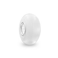 Bling Jewelry 925 Sterling Silver Opaque White Murano Glass Bead Compatible with Pandora Troll Beads Bling Jewelry 925 Sterling Silver Opaque White Murano Glass Bead Compatible with Pandora Troll Beads