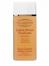 Extra-Comfort Toning Lotion. Designed for very dry skin in need of comfort. This extra-mild facial lotion is alcohol-free to refresh and tone skin. Brightens the complexion while soothing and moisturizing skin. The ideal complement to Extra-Comfort Cleansing Cream. 6.8 oz. Made in France. 