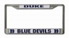 NCAA Duke Blue Devils Chrome License Plate Frame