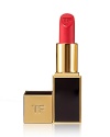 To Tom Ford, there is no more dramatic accessory than a perfect lip. It is the focus of the face and it has the power to define a woman's whole look. Each lip color is Tom Ford's modern ideal of an essential makeup shade. Rare and exotic ingredients, including soja seed extract, Brazilian murumuru butter and chamomilla flower oil, create an ultra-creamy texture with an incredibly smooth application. Specially treated color pigments are blended to deliver pure color with just the right balance of luminosity.