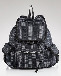 Backpacks are the cool-kid accessory du jour, and LeSportsac's nylon version is a perfect take. Ideal for trips or running errands, this bag makes a practical style statement. Backpacks are the cool-kid accessory du jour, and LeSportsac's nylon version is a perfect take. Ideal for trips or running errands, this bag makes a practical style statement.