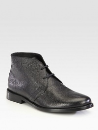 Rich Italian Caviar Grain leather adds a definitive touch to this stylish lace-up ankle boot. An innovative hand-stitched leather & rubber injection sole means no break-in period, instant flexibility and a longer lasting shoe.Leather upperLeather liningPadded insoleStitched leather and rubber injection soleMade in Italy Rich Italian Caviar Grain leather adds a definitive touch to this stylish lace-up ankle boot. An innovative hand-stitched leather & rubber injection sole means no break-in period, instant flexibility and a longer lasting shoe.Leather upperLeather liningPadded insoleStitched leather and rubber injection soleMade in Italy