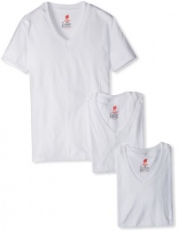 Hanes Men's Classics Lightweight 3 Pack Slim Fit V-Neck T-Shirt Hanes Men's Classics Lightweight 3 Pack Slim Fit V-Neck T-Shirt