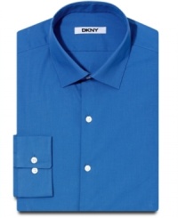Punch up your palette with a saturated shirt from DKNY sure to turn up the volume on your work day. Punch up your palette with a saturated shirt from DKNY sure to turn up the volume on your work day.