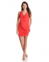 BCBGMAXAZRIA Women's Mirina Knit Cocktail Dress, Poppy, Large