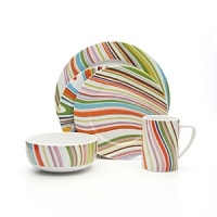 An explosion of color for your table, Echo Design's Marble dinnerware adds vibrancy to your dining room with rich strands of color. An explosion of color for your table, Echo Design's Marble dinnerware adds vibrancy to your dining room with rich strands of color.