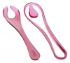 Joseph Joseph Salad Spoon, 2-Part Salad Server Set, Pink