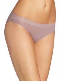 Calvin Klein Women's Second Skin Bikini Underwear, Muted Mauve, Medium Calvin Klein Women's Second Skin Bikini Underwear, Muted Mauve, Medium