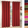 Stylemaster Tribeca 56 by 95-Inch Faux Silk Grommet Panel, Crimson