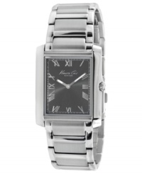 A classic steel watch from Kenneth Cole New York with a sophisticated case. A classic steel watch from Kenneth Cole New York with a sophisticated case.