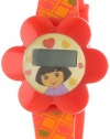 Dora the Explorer Kids' DTE708 Orange Flower Power Digital Watch