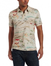Lucky Brand Men's Short Sleeve Printed Polo Shirt Lucky Brand Men's Short Sleeve Printed Polo Shirt