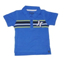 Hurley Children / Boys Short Sleeve Summer Polo Shirt / Tee - Blue (Size: 18M) Hurley Children / Boys Short Sleeve Summer Polo Shirt / Tee - Blue (Size: 18M)