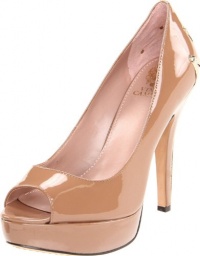 Vince Camuto Women's Mayna Peep-Toe Pump,Beach,10 M US Vince Camuto Women's Mayna Peep-Toe Pump,Beach,10 M US