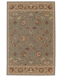 Intricate latticework is marked with antique-inspired florals and medallions in the Shropshire area rug from Karastan, offering a sophisticated, yet casual design for your floors. Crafted of rich New Zealand wool. Intricate latticework is marked with antique-inspired florals and medallions in the Shropshire area rug from Karastan, offering a sophisticated, yet casual design for your floors. Crafted of rich New Zealand wool.