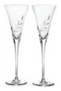 Lenox Opal Innocence Champagne Flutes, Set of 2 Lenox Opal Innocence Champagne Flutes, Set of 2