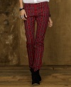 Rendered in a heritage-inspired plaid, Denim & Supply Ralph Lauren's classic pant fits with the comfort of a legging but exudes true downtown style with its skinny silhouette.