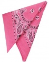 New Pink Cowboy Cowgirl Costume 19 Bandana Head Scarf