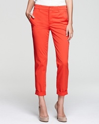 Comprised of a soft vintage-esque twill, the Vince Boyfriend trousers are comfy and cool, all in one chic package. Comprised of a soft vintage-esque twill, the Vince Boyfriend trousers are comfy and cool, all in one chic package.