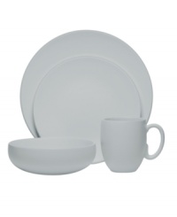 With a powdery matte finish and clean modern shapes, the Naturals place settings from designer Vera Wang brings minimalism to the table with chic style. In a serene shade of gray to complement sleek, casual settings. With a powdery matte finish and clean modern shapes, the Naturals place settings from designer Vera Wang brings minimalism to the table with chic style. In a serene shade of gray to complement sleek, casual settings.