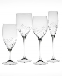 An etched floral motif puts a whimsical spin on this fine crystal iced beverage glass. A luminous stem segues gracefully from base to bowl, creating a clean, timeless silhouette. (Clearance) An etched floral motif puts a whimsical spin on this fine crystal iced beverage glass. A luminous stem segues gracefully from base to bowl, creating a clean, timeless silhouette. (Clearance)