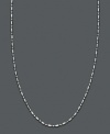 Punctuate your neckline with Giani Bernini's chic, dot dash-style chain. Sterling silver necklace can be worn alone or paired with your favorite pendant. Approximate length: 24 inches.