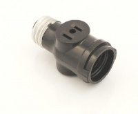 Leviton 1403 Two Outlet Socket Adapter, Black Leviton 1403 Two Outlet Socket Adapter, Black