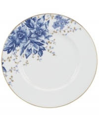 Like a traditional Toile pattern, the elegant blooms that grace the Lenox Garden Grove accent plate render any setting timeless. Gold leaf accents and luxurious banding contrast classic bone china with of-the-moment style. Like a traditional Toile pattern, the elegant blooms that grace the Lenox Garden Grove accent plate render any setting timeless. Gold leaf accents and luxurious banding contrast classic bone china with of-the-moment style.