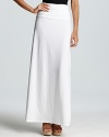 This soft and stretchy Splendid maxi skirt features a foldover waist for a flattering finish.