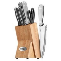 Ginsu Kotta Series 8-Piece Japanese 420J2 Stainless Steel Knife Set with Natural Block 4878 Ginsu Kotta Series 8-Piece Japanese 420J2 Stainless Steel Knife Set with Natural Block 4878