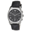 Emporio Armani Classic Black Leather Men's Watch AR0347