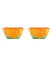 In an inspiring display of alluring watercolors, these figural bowls offer a bright, contemporary addition to your table. Mix and match across the Lenox Floral Fusion dinnerware collection for a stunning presentation. In an inspiring display of alluring watercolors, these figural bowls offer a bright, contemporary addition to your table. Mix and match across the Lenox Floral Fusion dinnerware collection for a stunning presentation.