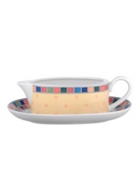 Spice up your tabletop with the Twist Alea pickle gravy boat. The bright enamel colorblock design is a perfect contrast to the fine white china. Features a vivid band of color along the rim. Spice up your tabletop with the Twist Alea pickle gravy boat. The bright enamel colorblock design is a perfect contrast to the fine white china. Features a vivid band of color along the rim.
