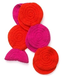 In collaboration with Women for Women, this cheerfully hued circle scarf from kate spade new york is hand crocheted by artisans in Bosnia. In collaboration with Women for Women, this cheerfully hued circle scarf from kate spade new york is hand crocheted by artisans in Bosnia.