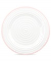 Distinctly ribbed Sophie Conran dinnerware sets your table with the charm of traditional hand-thrown pottery, but the durability of contemporary Portmeirion porcelain. Mix the banded Carnivale dinner plate with solid pink pieces.