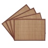 Benson Mills Bali Bamboo Placemats, Brown, Set of 4