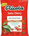 Ricola Herb Throat Drops, Sugar Free Cherry, 19 Drops (Pack of 12)