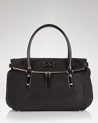 kate spade new york crosses off practical style with this effortlessly wearable style. Crafted from durable nylon, it's versatile look is a match with all your favorite casual looks. kate spade new york crosses off practical style with this effortlessly wearable style. Crafted from durable nylon, it's versatile look is a match with all your favorite casual looks.
