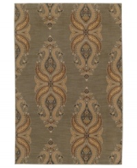 A repeated panel of intricate paisley designs create a simply stunning arrangement in the Marietta area rug from Karastan. Made of rich New Zealand wool, this area rug stands out as both an art statement and durable must-have in any room. A repeated panel of intricate paisley designs create a simply stunning arrangement in the Marietta area rug from Karastan. Made of rich New Zealand wool, this area rug stands out as both an art statement and durable must-have in any room.