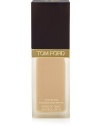 This unique, 3-in-1 foundation delivers a balanced complexion that glows with vitality and radiance. Extremely lightweight and luminous, it includes the skin-nourishing Tom Ford Infusing Complex to help protect skin and promote its vibrancy from within. Micronized pigments deliver seamless and undetectable coverage that is easy to build up or sheer down. SPF 15 protects skin from sun damage.