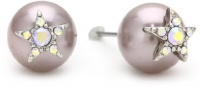 Betsey Johnson Iconic Celestial Pearl And Star Stud Earrings Betsey Johnson Iconic Celestial Pearl And Star Stud Earrings