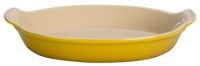 Le Creuset Stoneware 14-1/4-Inch Oval Au Gratin, Dijon Le Creuset Stoneware 14-1/4-Inch Oval Au Gratin, Dijon