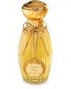 A warm, heady, intriguing feminine scent that blends seductive gardenias with the freshness of a garden after a spring shower. The signature glass bottle with gold top comes in a satin pouch. 