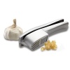 This two-in-one tool allows you to press or slice garlic depending upon which chamber is chosen. The slicing chamber creates eight perfectly thin 1/16-inch slices of garlic. Use the cleaning attachment or place in the dishwasher for easy cleaning.