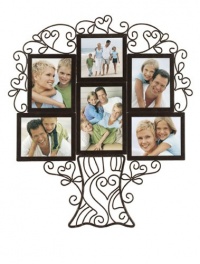 Malden Ironworks Family Tree collage Frame, 6 Opening