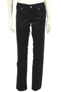 Juicy Couture Women's Black Corduroy Kate Slim Fit Low Rise Stretch Pants, 31 Juicy Couture Women's Black Corduroy Kate Slim Fit Low Rise Stretch Pants, 31