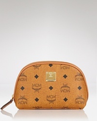 Give your travel-ready accessories an of-the-moment makeover with this cosmetics case from MCM, crafted from coated canvas in the brand's signature motif. Give your travel-ready accessories an of-the-moment makeover with this cosmetics case from MCM, crafted from coated canvas in the brand's signature motif.