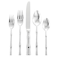 Long acknowledged as Italy's master silversmith, Ricci raises dining to an art form. Each piece is patterned on both sides for seamless presentation. Long acknowledged as Italy's master silversmith, Ricci raises dining to an art form. Each piece is patterned on both sides for seamless presentation.