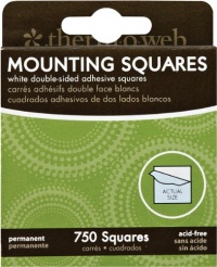 Thermoweb Mounting Squares 750/Pkg, White 1/2-Inch Thermoweb Mounting Squares 750/Pkg, White 1/2-Inch